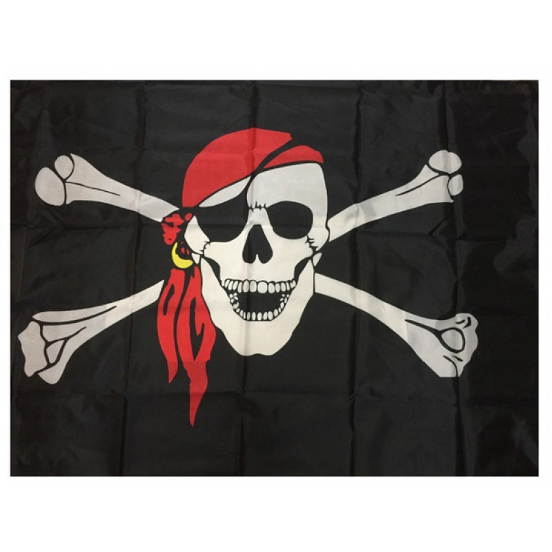 3'x5' Pirate Sugar Skull Flag Jolly Roger Banner Cross Bones Day of the Dead 3X5
