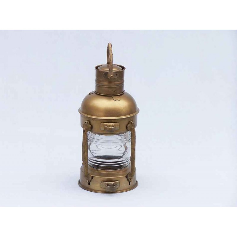 15 Antique Brass Anchor Oil Lantern