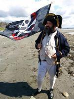 Conner O'dae lands in White Rock with the Shady Isle Pirates