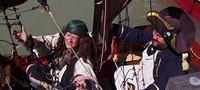 Conner O'Dae and Gunpowder Gertie in the mini-brig Liberte