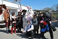 The Shady Isle Pirates and the Easter Bunny and the Steveston Community Society Easter Egg Hunt 2012.