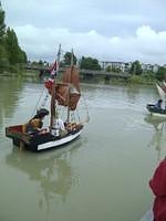 The Liberte chases down the Adventure on the Fraser