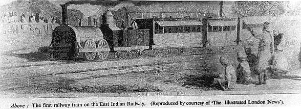 First Train of East Indian Railway Company