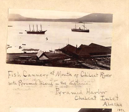 Fish Cannery At Pyramid Harbor Alaska - 1892