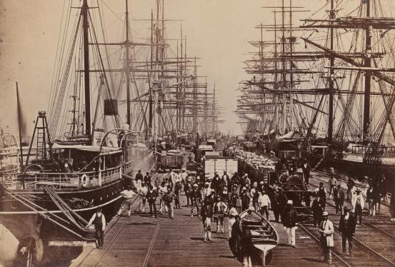 Port Hobson Melbourne Austraila 1870